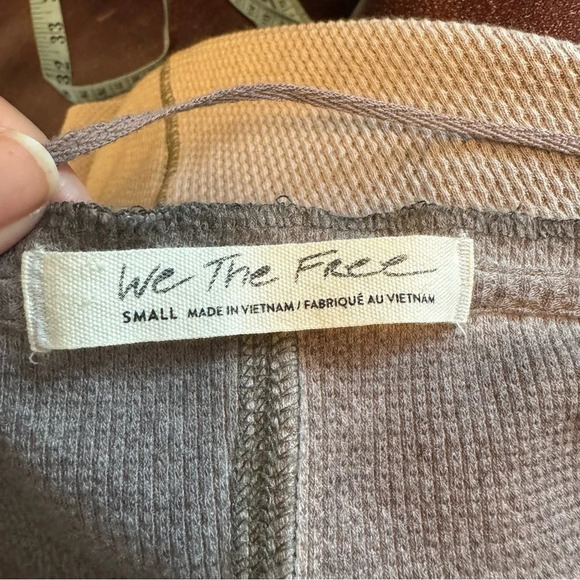 Free People We The Free Dark Side Thermal - Size Small - Gray Ombre - Picture 5 of 9